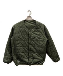 FreshService（フレッシュサービス）の古着「PERTEX-QUANTUM REVERSIBLE PADDING CARDIGAN」｜グリーン