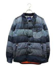 DUVETICA×eYe COMME des GARCONS JUNYAWATANABE MAN（デュベティカ×アイ コム デ ギャルソン ジュンヤ ワタナベ マン）の古着「パッチワークダウンシャツジャケット」｜インディゴ