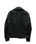 s'yte (サイト) SHIWANOARU P/E STRETCH TWILL PADDED OVER SIZE RIDERS JACKET ブラック サイズ:3：27800円