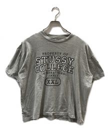 stussy（ステューシー）の古着「カレッジロゴＴシャツ」｜グレー