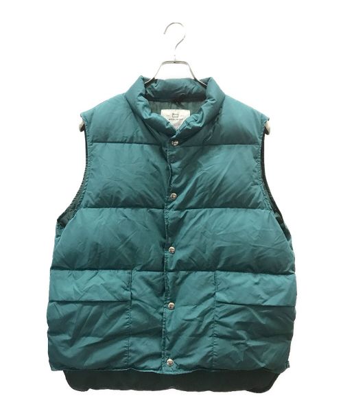 WOOLRICH（ウールリッチ）WOOLRICH (ウールリッチ) BEAMS F (ビームスエフ) 別注VINTAGE VEST グリーン サイズ:Lの古着・服飾アイテム