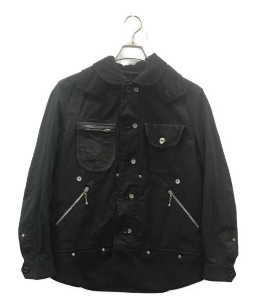 eYe COMME des GARCONS JUNYAWATANABE MAN（アイ コム デ ギャルソン ジュンヤ ワタナベ マン）eYe COMME des GARCONS JUNYAWATANABE MAN (コム デ ギャルソン ジュンヤ ワタナベ マン) SEIL MARSCHALL (セイルマーシャル) ジャケット ブラック サイズ:Sの古着・服飾アイテム