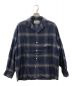 WACKO MARIA（ワコマリア）の古着「OMBRE CHECK OPEN COLLAR SHIRT」｜ブルー