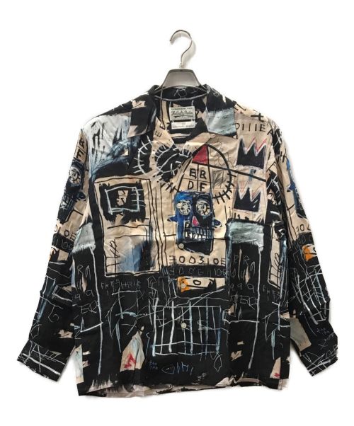 WACKO MARIA（ワコマリア）WACKO MARIA (ワコマリア) Jean-Michel Basquiat (ジャン ミシェル バスキア) HAWAIIAN SHIRT ブラック サイズ:Lの古着・服飾アイテム