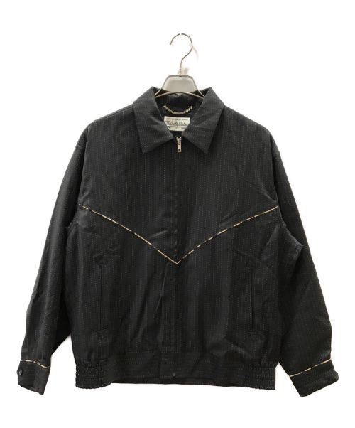 WACKO MARIA（ワコマリア）WACKO MARIA (ワコマリア) GRITTER STRIPE WESTERN JACKET ブラック サイズ:Mの古着・服飾アイテム