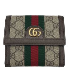 GUCCI（グッチ）の古着「2つ折り財布」｜ベージュ