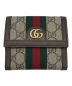 GUCCI（グッチ）の古着「2つ折り財布」｜ベージュ