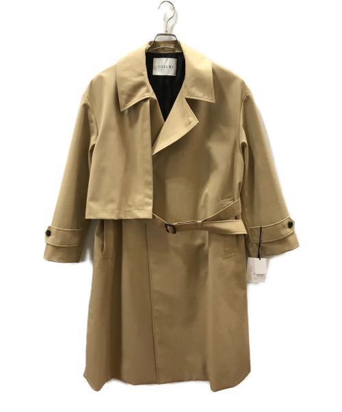 CULLNI（クルニ）CULLNI (クルニ) Wool Gabardine Trench Coat ベージュ サイズ:Sの古着・服飾アイテム