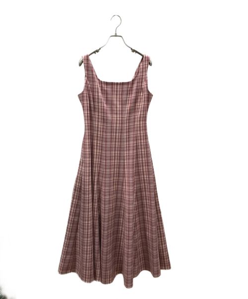 HER LIP TO（ハーリップトゥ）HER LIP TO (ハーリップトゥ) Paddington Long Dress レッド サイズ:Mの古着・服飾アイテム