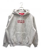 SUPREMEシュプリーム）の古着「Inside Out Box Logo Hooded Sweatshirt」｜グレー