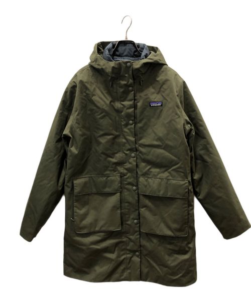 Patagonia（パタゴニア）Patagonia (パタゴニア) ウィメンズ・パインバンク・スリーインワン・パーカ カーキ サイズ:Sの古着・服飾アイテム