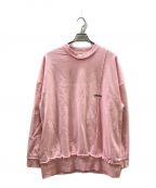 PRANK PROJECTプランクプロジェクト）の古着「Big Sweatshirt」｜ピンク
