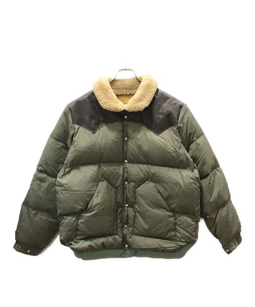 RockyMountainFeatherBed（ロッキーマウンテンフェザーベッド）RockyMountainFeatherBed (ロッキーマウンテンフェザーベッド) CHRISTY JACKET カーキ×ブラウン サイズ:46の古着・服飾アイテム