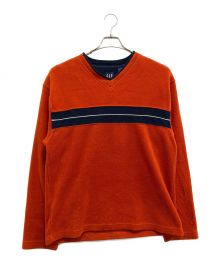 OLD GAP（オールドギャップ）の古着「フリースカットソー」｜オレンジ