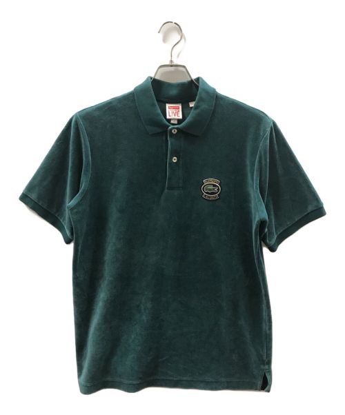 SUPREME（シュプリーム）SUPREME (シュプリーム) LACOSTE (ラコステ) VELOUR POLO グリーン サイズ:Mの古着・服飾アイテム