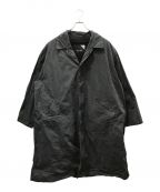 ATONエイトン）の古着「DOPE DYE NYLON | BALMACAAN COAT」｜グレー