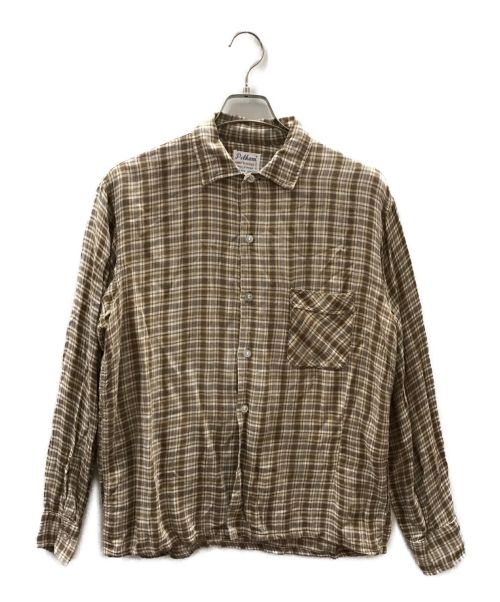 PELHAM（ペラム）PELHAM (ペラム) レーヨンシャツ ベージュ サイズ:Mの古着・服飾アイテム