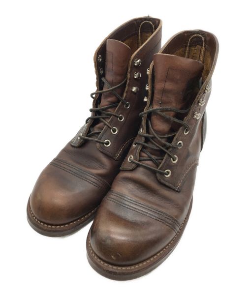 RED WING（レッドウィング）RED WING (レッドウィング) IRON RANGER ブラウン サイズ:27の古着・服飾アイテム