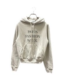 BALENCIAGA（バレンシアガ）の古着「Paris Fashion Week hoodie」｜ベージュ