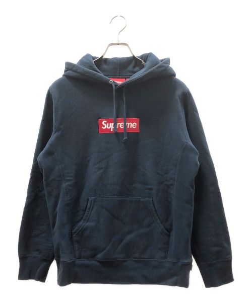 SUPREME（シュプリーム）SUPREME (シュプリーム) Box Logo Hooded Sweatshirt ネイビー サイズ:Sの古着・服飾アイテム