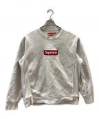 SUPREMEシュプリーム）の古着「Box Logo Crewneck Sweatshirt」｜グレー