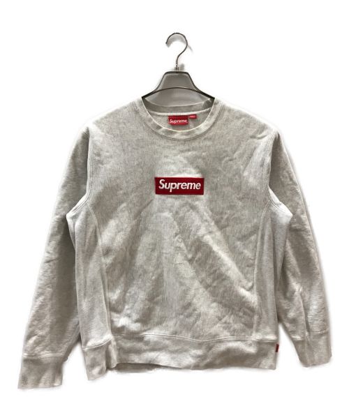 SUPREME（シュプリーム）SUPREME (シュプリーム) Box Logo Crewneck Sweatshirt グレー サイズ:Mの古着・服飾アイテム