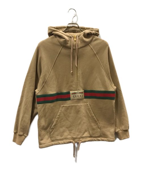 GUCCI（グッチ）GUCCI (グッチ) パーカー ベージュ サイズ:XXXSの古着・服飾アイテム