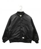 WTAPSダブルタップス）の古着「TEAM JACKET NYLON. TWILL」｜ブラック