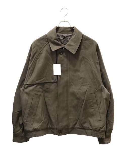 stein（シュタイン）stein (シュタイン) OVERSIZED HARRINGTON ZIP JACKET ミリタリーカーキ サイズ:Sの古着・服飾アイテム