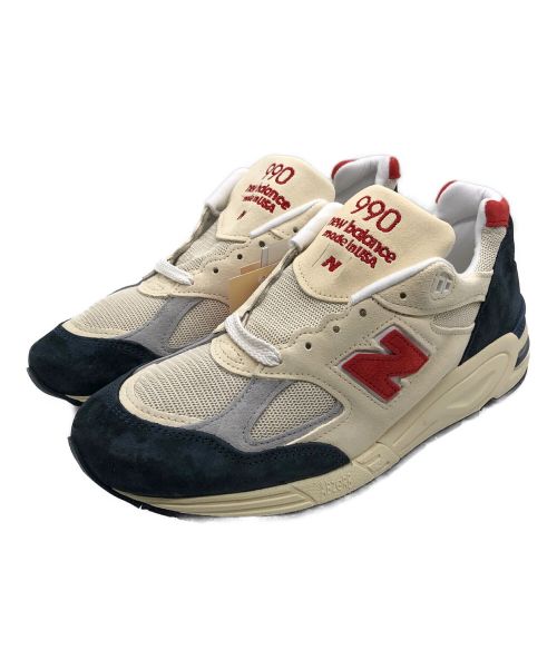 NEW BALANCE（ニューバランス）NEW BALANCE (ニューバランス) M990TA2 アイボリー×ネイビー サイズ:27.5ｃｍ 未使用品の古着・服飾アイテム