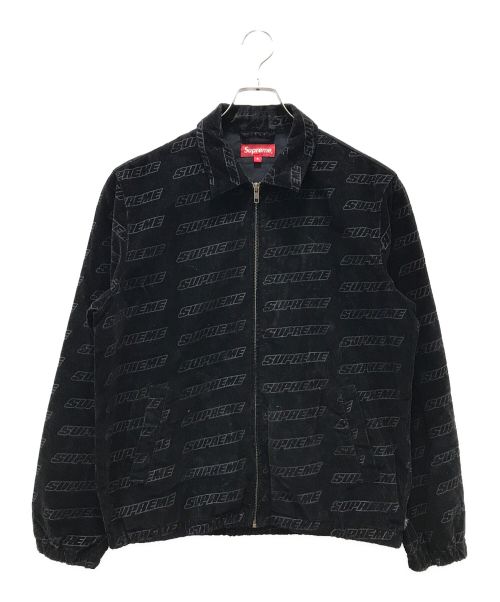 SUPREME（シュプリーム）Supreme (シュプリーム) Debossed Logo Corduroy Jacket ブラック サイズ:Sの古着・服飾アイテム