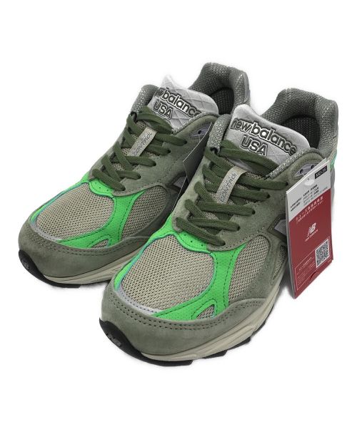 NEW BALANCE（ニューバランス）NEW BALANCE (ニューバランス) Patta (パタ) M990PP3 カーキ サイズ:25.5の古着・服飾アイテム