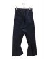 KOZABURO (コウザブロウ) HOPSACK 3D SHAPED TROUSERS インディゴ：14000円