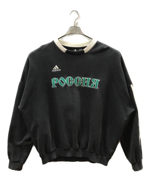 adidas（アディダス）adidas (アディダス) Gosha Rubchinskiy (ゴーシャラブチンスキー) SWEAT TOP ブラック サイズ:2XOの古着・服飾アイテム