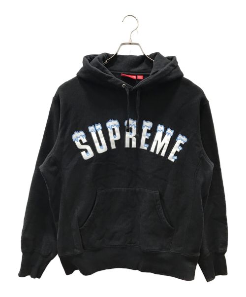 SUPREME（シュプリーム）Supreme (シュプリーム) Icy Arc Hooded Sweatshirt ブラック サイズ:Sの古着・服飾アイテム