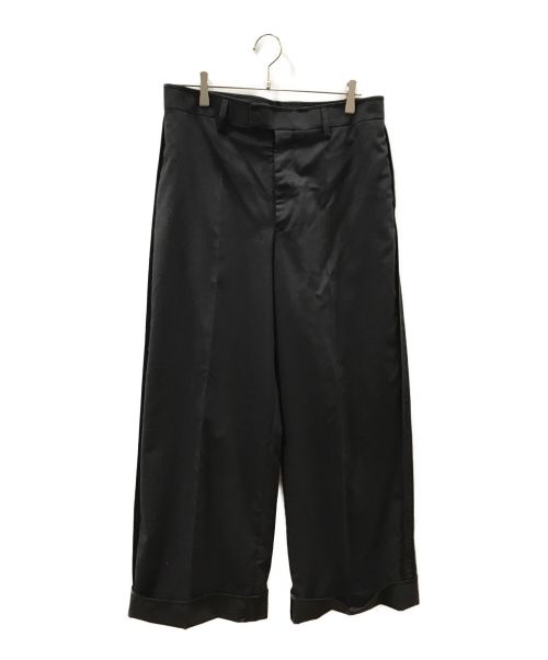 UNDERCOVER（アンダーカバー）UNDERCOVER (アンダーカバー) PLEAT-FRONT TROUSERS ブラック サイズ:4の古着・服飾アイテム