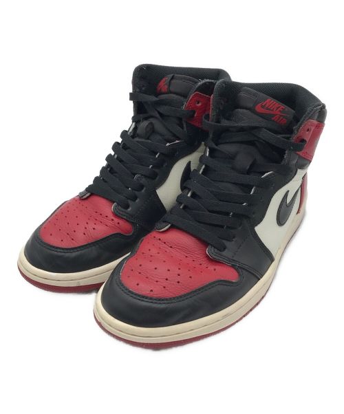 NIKE（ナイキ）NIKE (ナイキ) AIR JORDAN 1 RETRO HIGH OG ジムレッド×ブラック サイズ:26.5ｃｍの古着・服飾アイテム