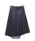 TOGA PULLA (トーガ プルラ) Wool Pleated Skirt ネイビー サイズ:S：12000円