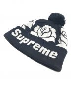 SUPREMEシュプリーム）の古着「Rose Beanie」｜ブラック