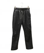 SUPPLIERサプライヤー）の古着「Python Leather Track Pants」｜ブラック