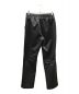 SUPPLIER (サプライヤー) Python Leather Track Pants ブラック サイズ:S：10000円