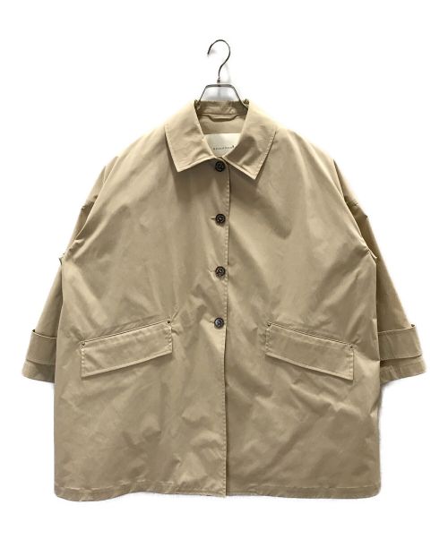 MACKINTOSH（マッキントッシュ）MACKINTOSH (マッキントッシュ) HUMBIE オーバーサイズ ドロップショルダー ステンカラーコート ベージュ サイズ:36の古着・服飾アイテム