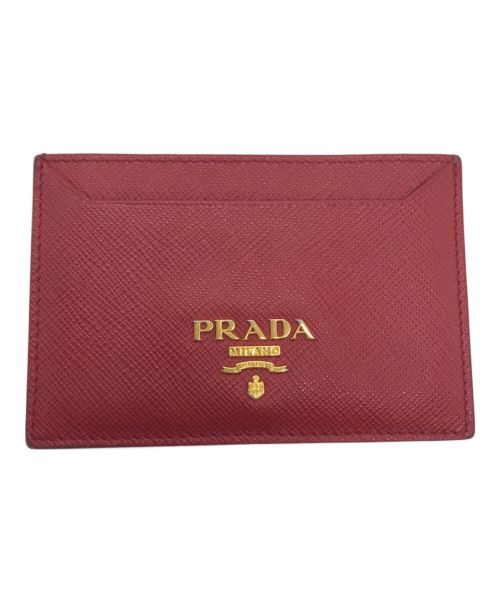 PRADA（プラダ）PRADA (プラダ) パスケース レッド サイズ:下記参照の古着・服飾アイテム