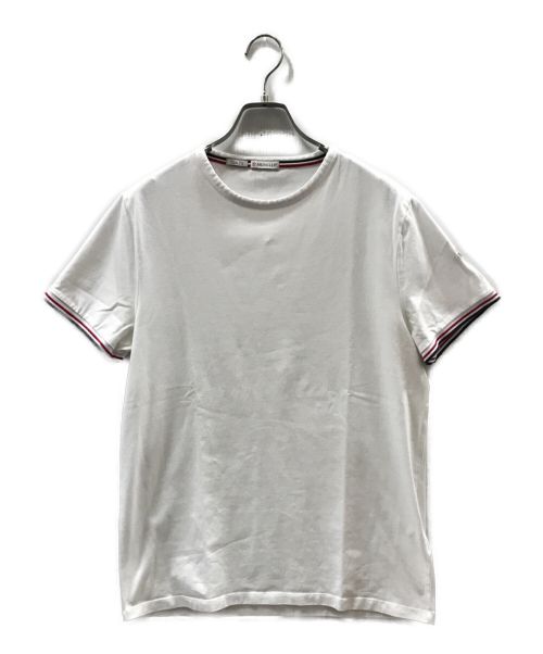 MONCLER（モンクレール）MONCLER (モンクレール) MAGLIA T-SHIRT ホワイト サイズ:Lの古着・服飾アイテム