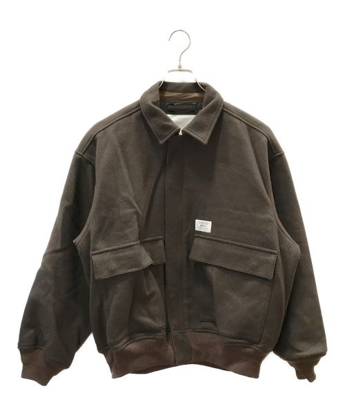 WTAPS（ダブルタップス）WTAPS (ダブルタップス) WONY. MELTON JACKET ブラウン サイズ:X02の古着・服飾アイテム