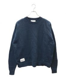 WTAPS（ダブルタップス）の古着「CREW NECK 02 SWEATER POLY SIGN」｜ネイビー