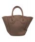 YOUNG & OLSEN The DRYGOODS STORE（ヤングアンドオルセン ザ ドライグッズストア）の古着「ENBOSSED LEATHER PETITE TOTE」｜ピンク