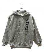 WTAPSダブルタップス）の古着「WTAPS SIGN / HOODY / COTTON」｜グレー