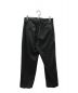 stein (シュタイン) DOUBLE WIDE TROUSERS ブラック サイズ:M：13000円