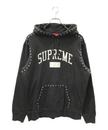 SUPREME（シュプリーム）の古着「Studded Hooded Sweatshirt」｜ブラック